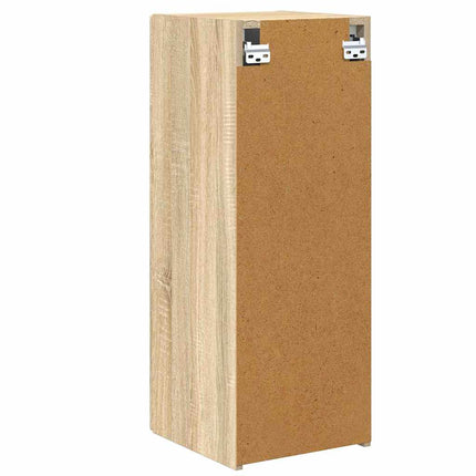 TV Vägghylla 2 pcs Sonoma 30 x 31 x 80 cm Konstruerat trä