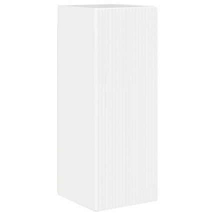 TV Vägghylla 30 x 31 x 80 cm Glansig Vit Konstruerat trä
