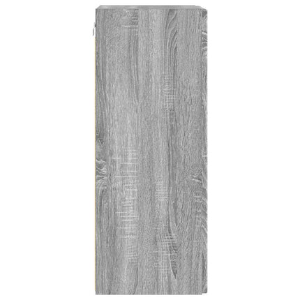 TV Vägghylla 30 x 31 x 80 cm Grå Sonoma Konstruerat trä