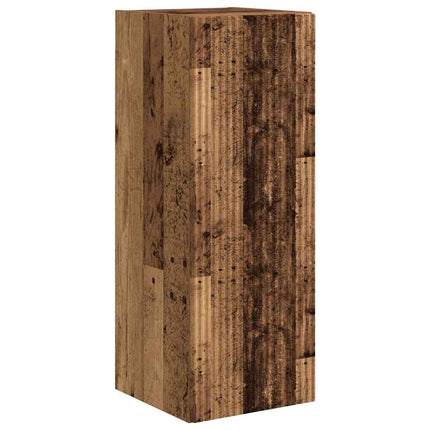 TV Vägghylla Gammalt trä 30 x 31 x 80 cm Konstruerat trä