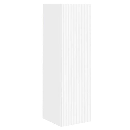 TV Vägghylla 2 pcs Vit 30 x 31 x 100 cm Konstruerat trä