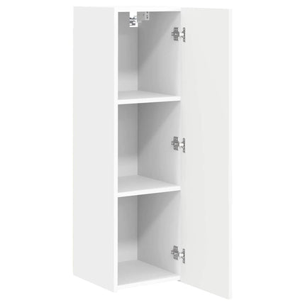 TV Vägghylla 2 pcs Vit 30 x 31 x 100 cm Konstruerat trä
