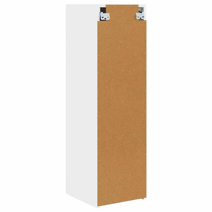 TV Vägghylla 2 pcs Vit 30 x 31 x 100 cm Konstruerat trä