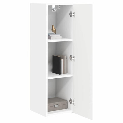 TV Vägghylla 2 pcs Vit 30 x 31 x 100 cm Konstruerat trä