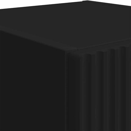 TV Vägghylla Svart 30 x 31 x 100 cm Konstruerat trä