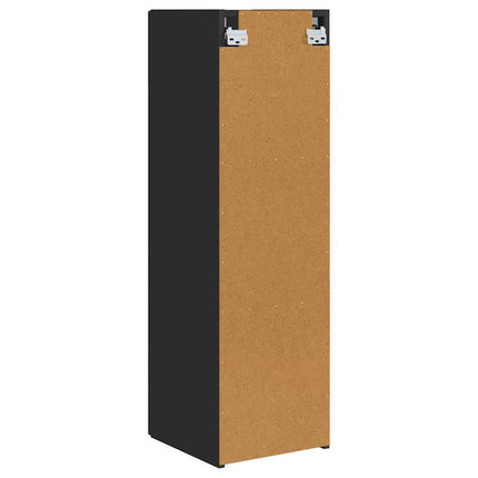 TV Vägghylla 2 pcs Svart 30 x 31 x 100 cm Konstruerat trä