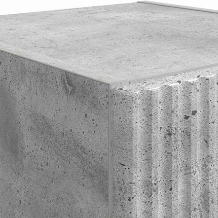 TV Vägghylla 2 pcs Betong 30 x 31 x 100 cm Konstruerat trä