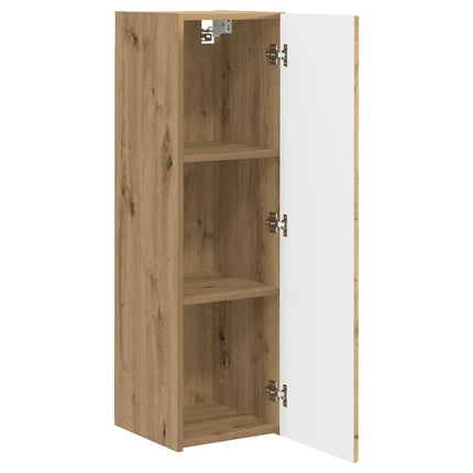 TV Vägghylla 2 pcs Artisan Ek 30 x 31 x 100 cm Konstruerat trä