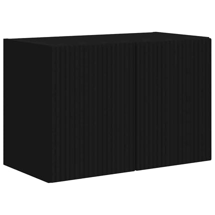 TV Vägghylla Svart 59,5 x 31 x 40 cm Konstruerat trä