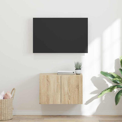 TV Vägghylla Sonoma-ek 59,5 x 31 x 40 cm Konstruerat trä
