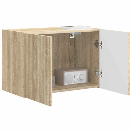 TV Vägghylla 59,5 x 31 x 40 cm Sonoma-ek Konstruerat trä