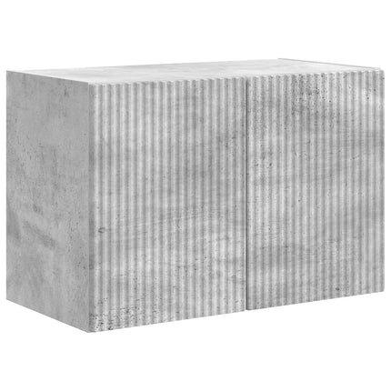 TV Vägghylla 59,5 x 31 x 40 cm Betonggrå Konstruerat trä