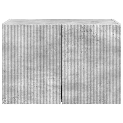 TV Vägghylla 59,5 x 31 x 40 cm Betonggrå Konstruerat trä