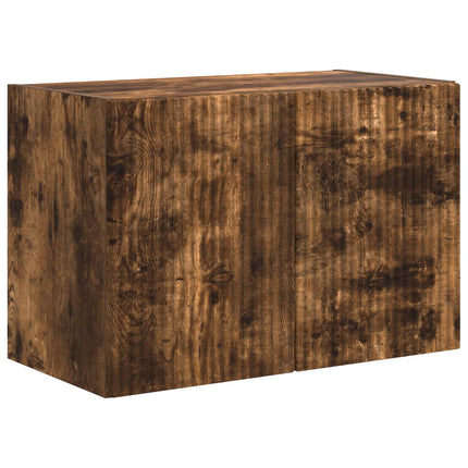 TV Vägghylla 59,5 x 31 x 40 cm Rökt ek Konstruerat trä
