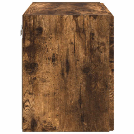 TV Vägghylla 59,5 x 31 x 40 cm Rökt ek Konstruerat trä