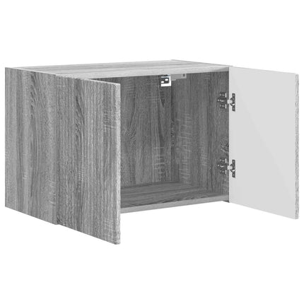 TV Vägghylla 59,5 x 31 x 40 cm Grå Sonoma Konstruerat trä