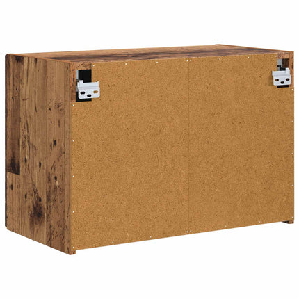 TV Vägghylla 59,5 x 31 x 40 cm Gammalt trä Konstruerat trä