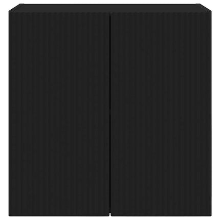 TV Vägghylla 59,5 x 31 x 60 cm Svart Konstruerat trä