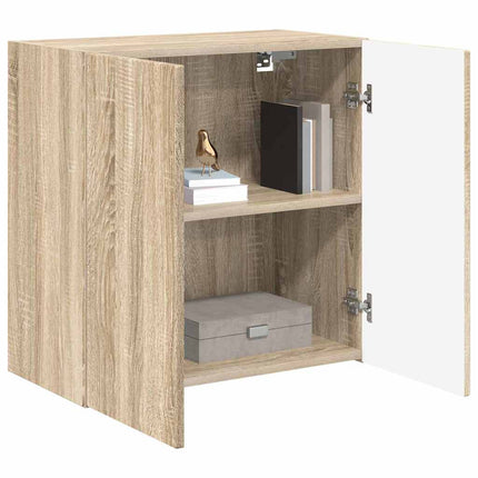 TV Vägghylla 59,5 x 31 x 60 cm Sonoma-ek Konstruerat trä