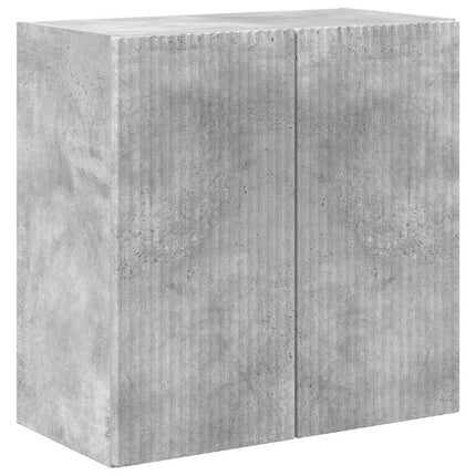 TV Vägghylla Betonggrå 59,5 x 31 x 60 cm Konstruerat trä