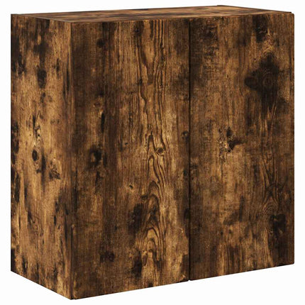 TV Vägghylla 59,5 x 31 x 60 cm Rökt ek Konstruerat trä