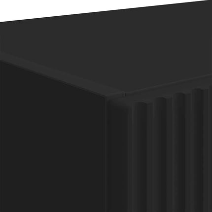 TV Vägghylla Svart 59,5 x 31 x 80 cm Konstruerat trä