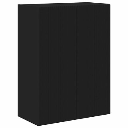 TV Vägghylla Svart 59,5 x 31 x 80 cm Konstruerat trä