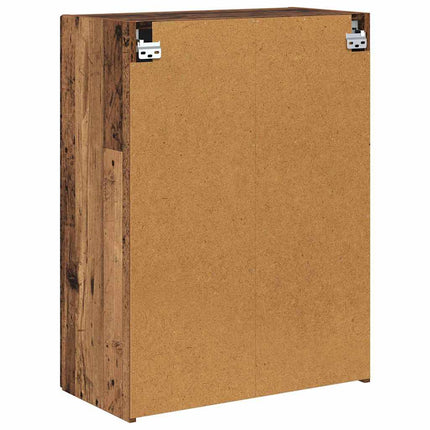 TV Vägghylla Gammalt trä 59,5 x 31 x 80 cm Konstruerat trä