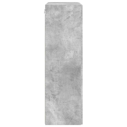 TV Vägghylla 59,5 x 31 x 100 cm Betonggrå Konstruerat trä