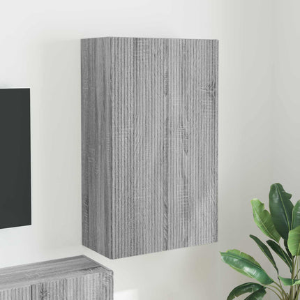 TV Vägghylla 59,5 x 31 x 100 cm Grå Sonoma Konstruerat trä