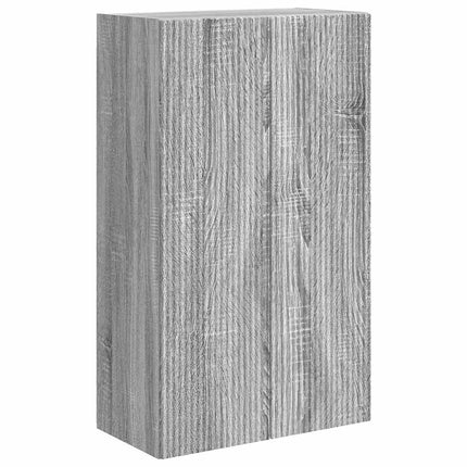 TV Vägghylla Grå Sonoma 59,5 x 31 x 100 cm Konstruerat trä