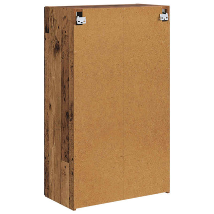 TV Vägghylla 59,5 x 31 x 100 cm Gammalt trä Konstruerat trä