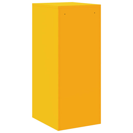 Arkivkåp med låda Senapsgul 44 x 50 x 106.5 cm Kallvalsat Stål