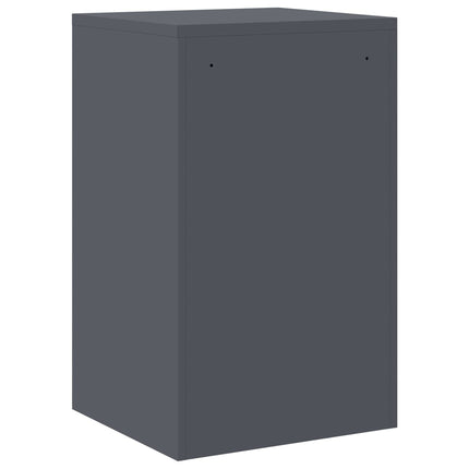 Arkivkåp med låda Antracit 45,5 x 42 x 74,5 cm Kallvalsat Stål