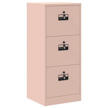 Arkivkåp med låda Rosa 45,5 x 42 x 106,5 cm Kallvalsat Stål