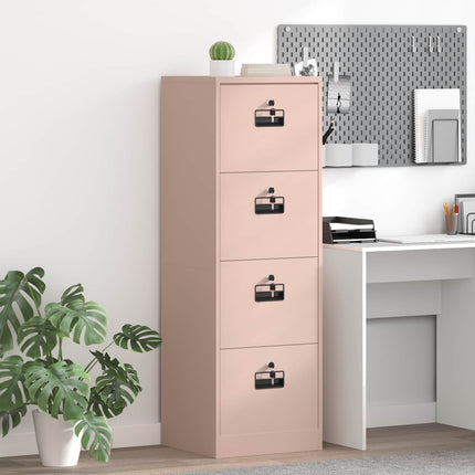 Arkivkåp med låda Rosa 44 x 50 x 106.5 cm Kallvalsat Stål