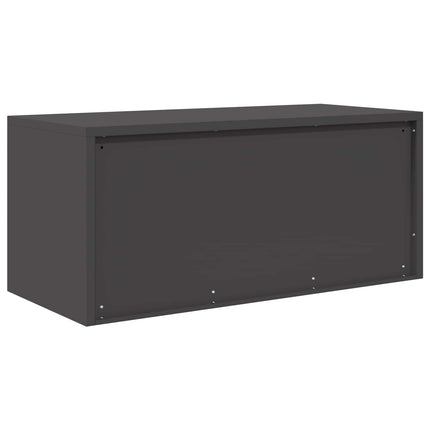 Förvaringsskåp Svart 90 x 40 x 40 cm Stål