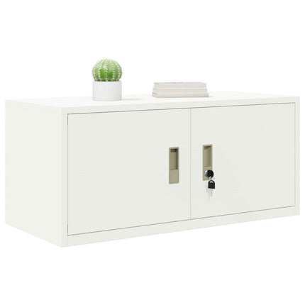 Förvaringsskåp Vit 90 x 40 x 40 cm Stål