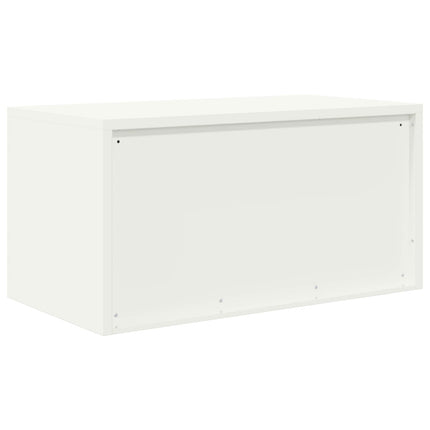 Förvaringsskåp Vit 80 x 40 x 40 cm Stål