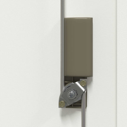 Förvaringsskåp Vit 80 x 40 x 90 cm Stål