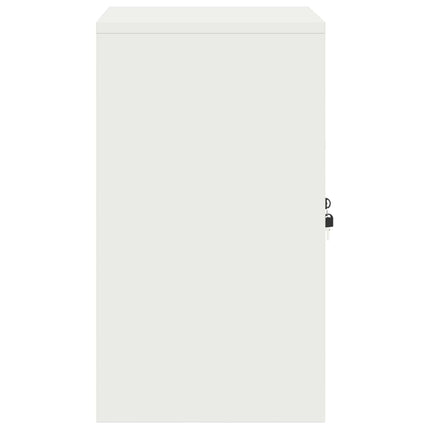 Förvaringsskåp Vit 60 x 40 x 70 cm Stål