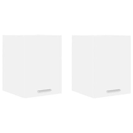 Hängande skåp 2 pcs Vit 30 x 31 x 40 cm Konstruerat trä