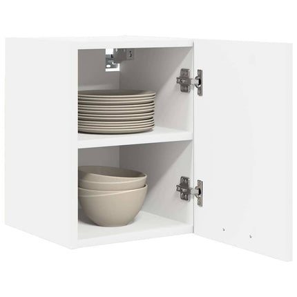 Hängande skåp 2 pcs Vit 30 x 31 x 40 cm Konstruerat trä