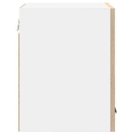 Hängande skåp Riga 2 pcs Sonoma ek och vit 30 x 31 x 40 cm