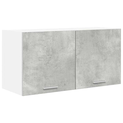 Hängande skåp Betonggrå 80 x 31 x 40 cm Konstruerat trä