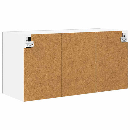 Hängande skåp Betonggrå 80 x 31 x 40 cm Konstruerat trä