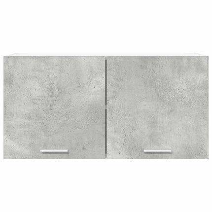 Hängande skåp Betonggrå 80 x 31 x 40 cm Konstruerat trä