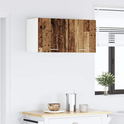 Hängande skåp Gammalt trä 80 x 31 x 40 cm Konstruerat trä