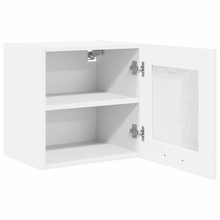 Hängande skåp 2 pcs Vit 40 x 31 x 40 cm Konstruerat trä