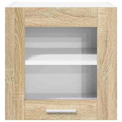Hängande skåp 2 pcs Sonoma-ek 40 x 31 x 40 cm Konstruerat trä